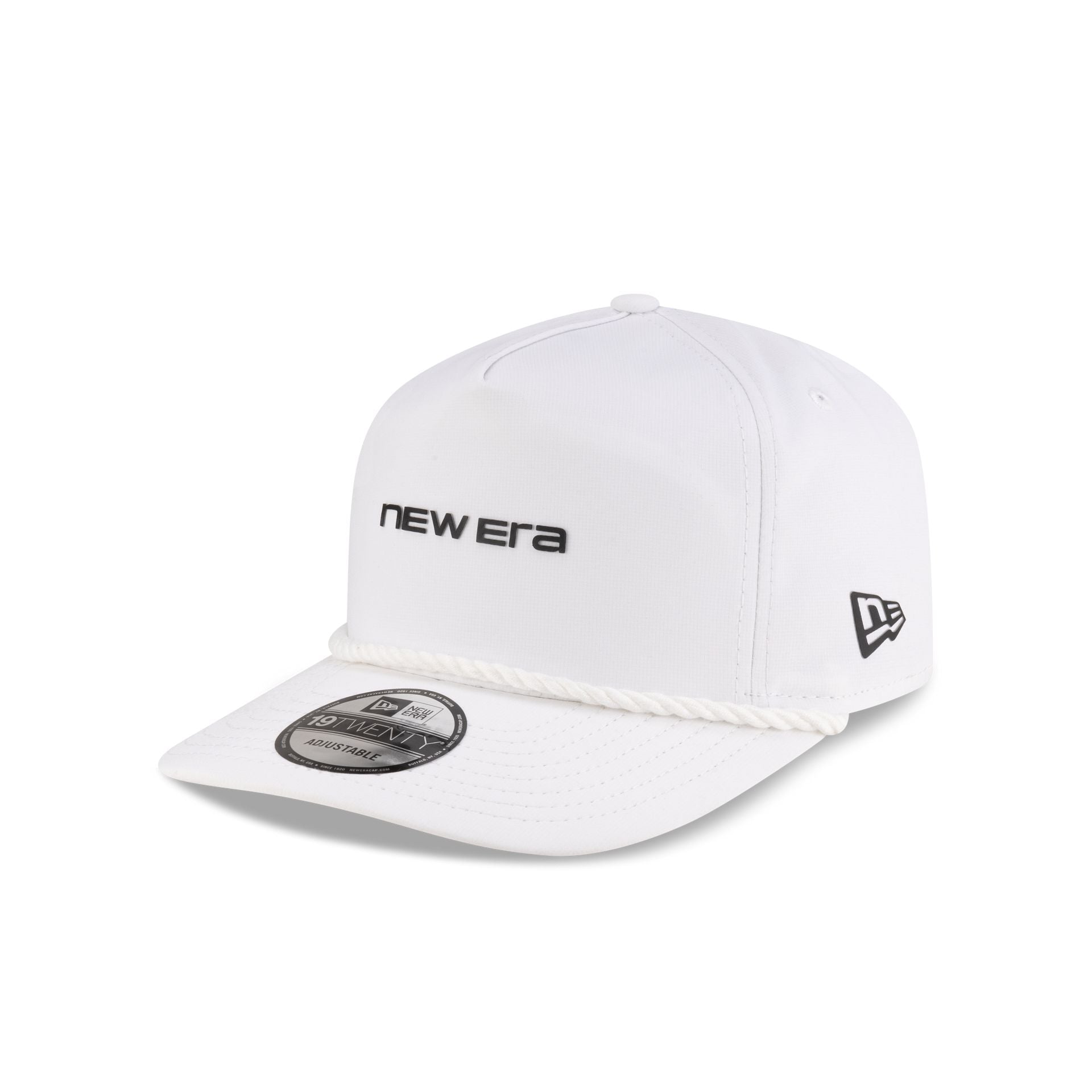 New Era Cap Wordmark White 19TWENTY Snapback Hat