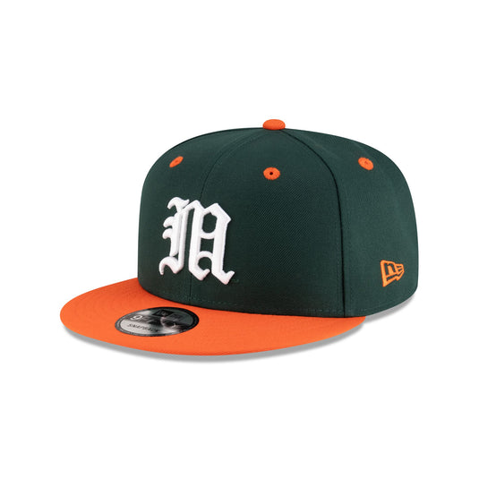 New Era x adidas Miami Hurricanes Green 9FIFTY Snapback Hat - New Era Cap