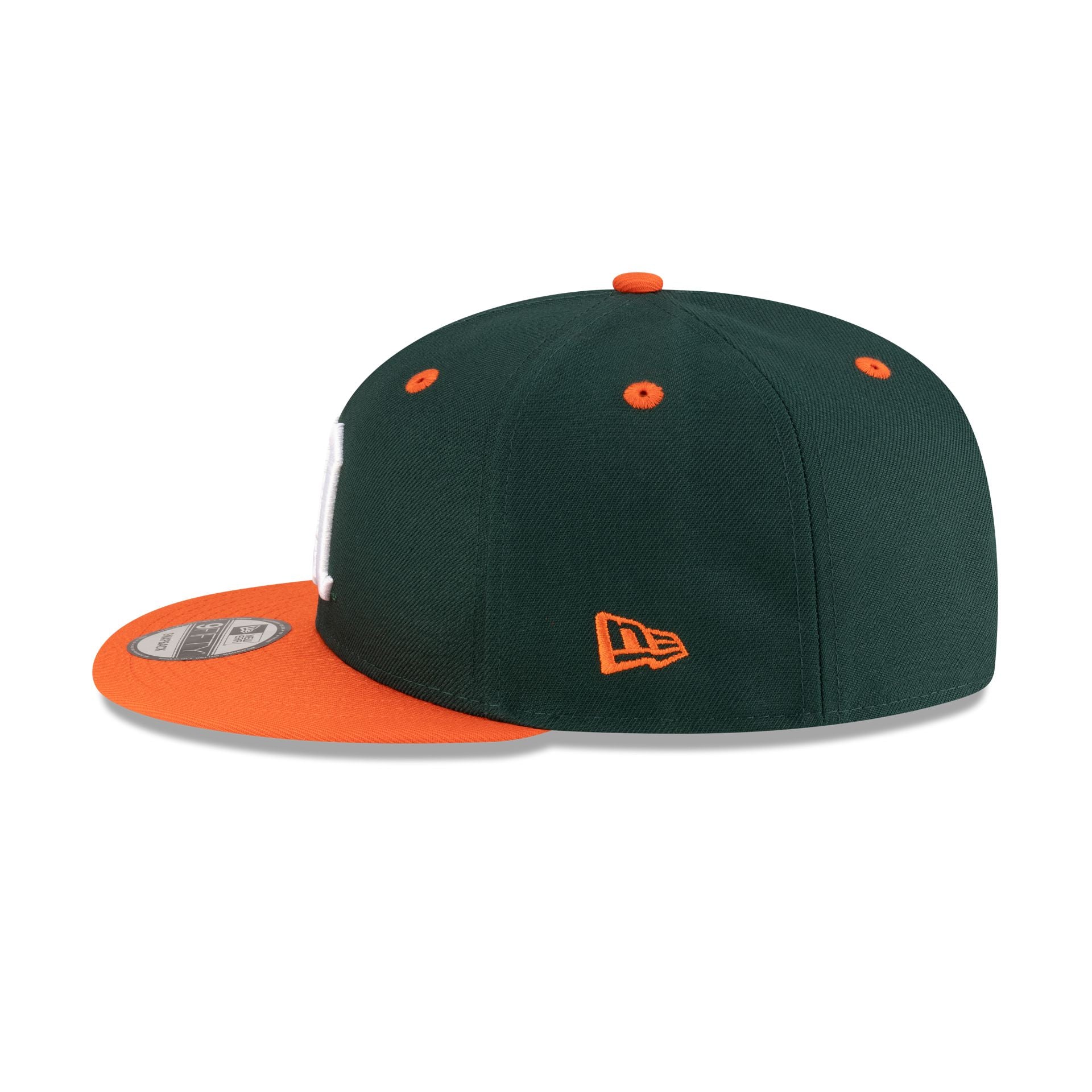 New Era x adidas Miami Hurricanes Green 9FIFTY Snapback Hat