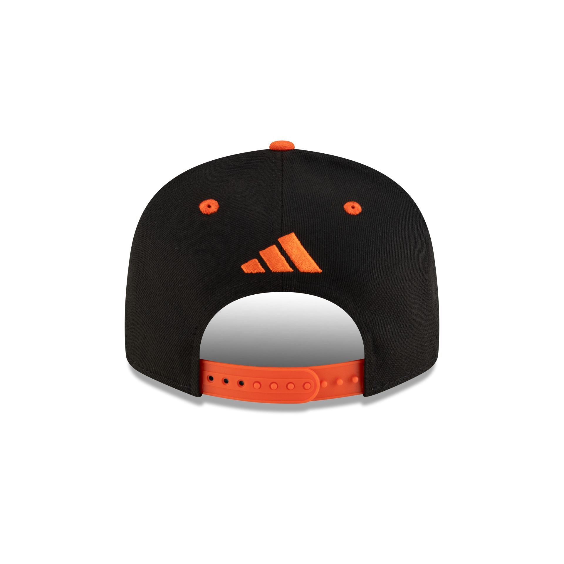 New Era x adidas Miami Hurricanes Black 9FIFTY Snapback Hat