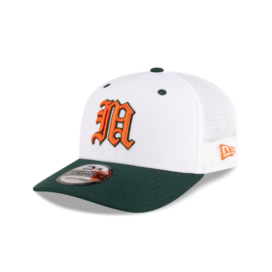 New Era x adidas Miami Hurricanes White 9SEVENTY Trucker Hat - New Era Cap