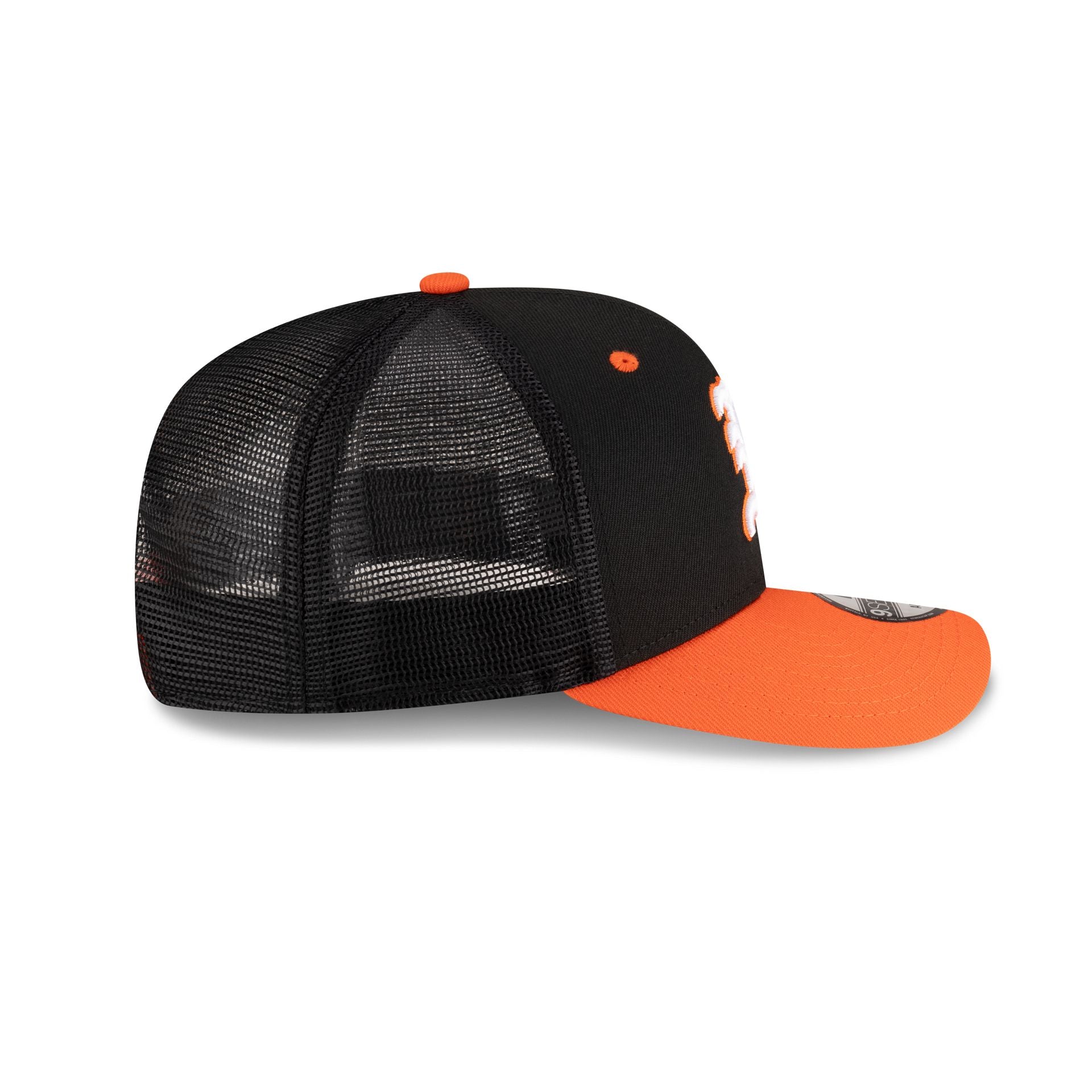 New Era x adidas Miami Hurricanes Black 9SEVENTY Trucker Hat