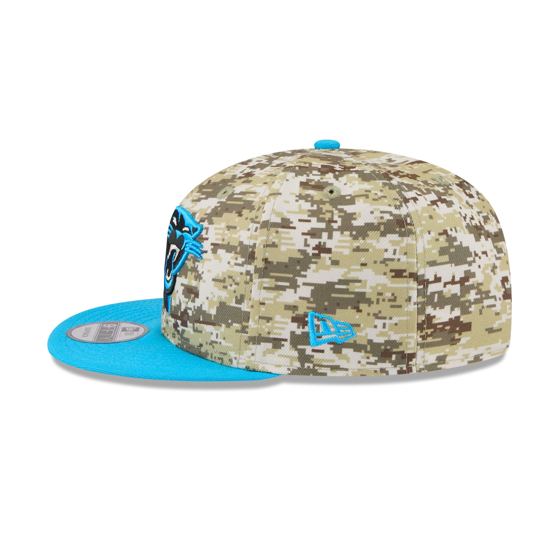 Carolina Panthers 2025 Salute to Service Fan Gear 9FIFTY Snapback Hat