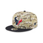 Houston Texans 2025 Salute to Service Fan Gear 9FIFTY Snapback Hat