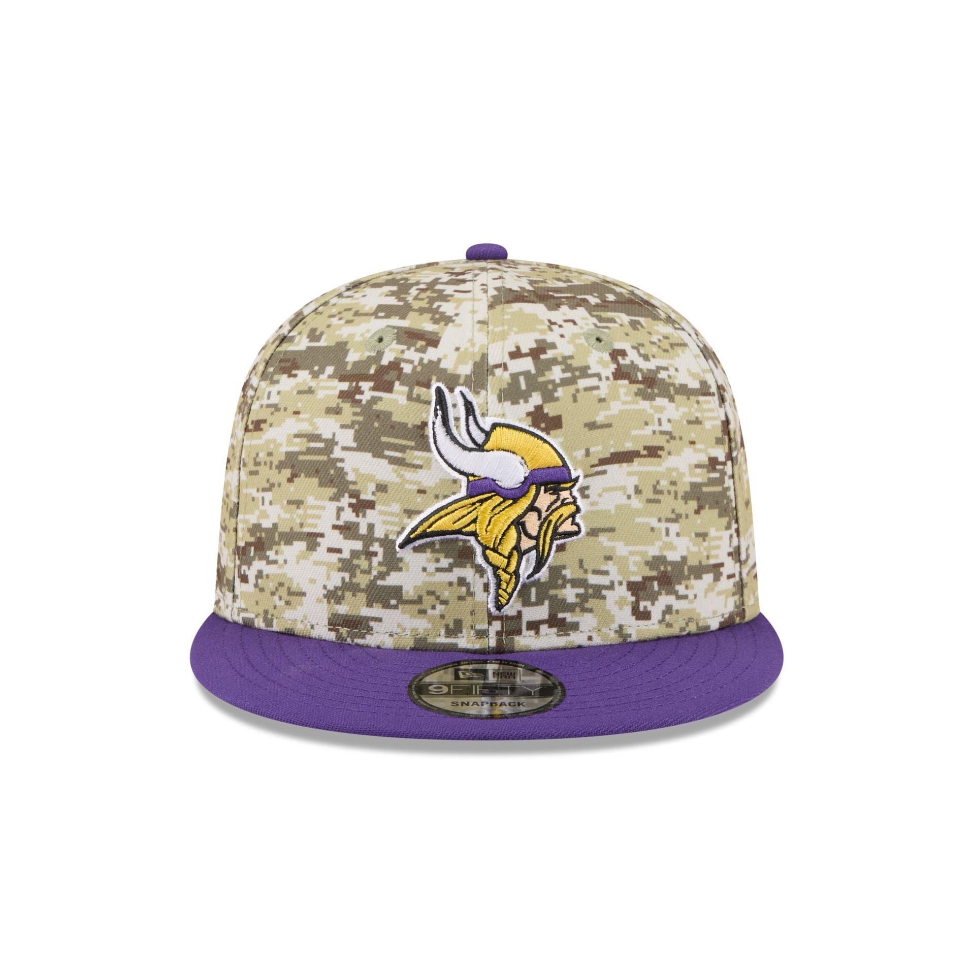 Minnesota Vikings 2025 Salute to Service Fan Gear 9FIFTY Snapback Hat