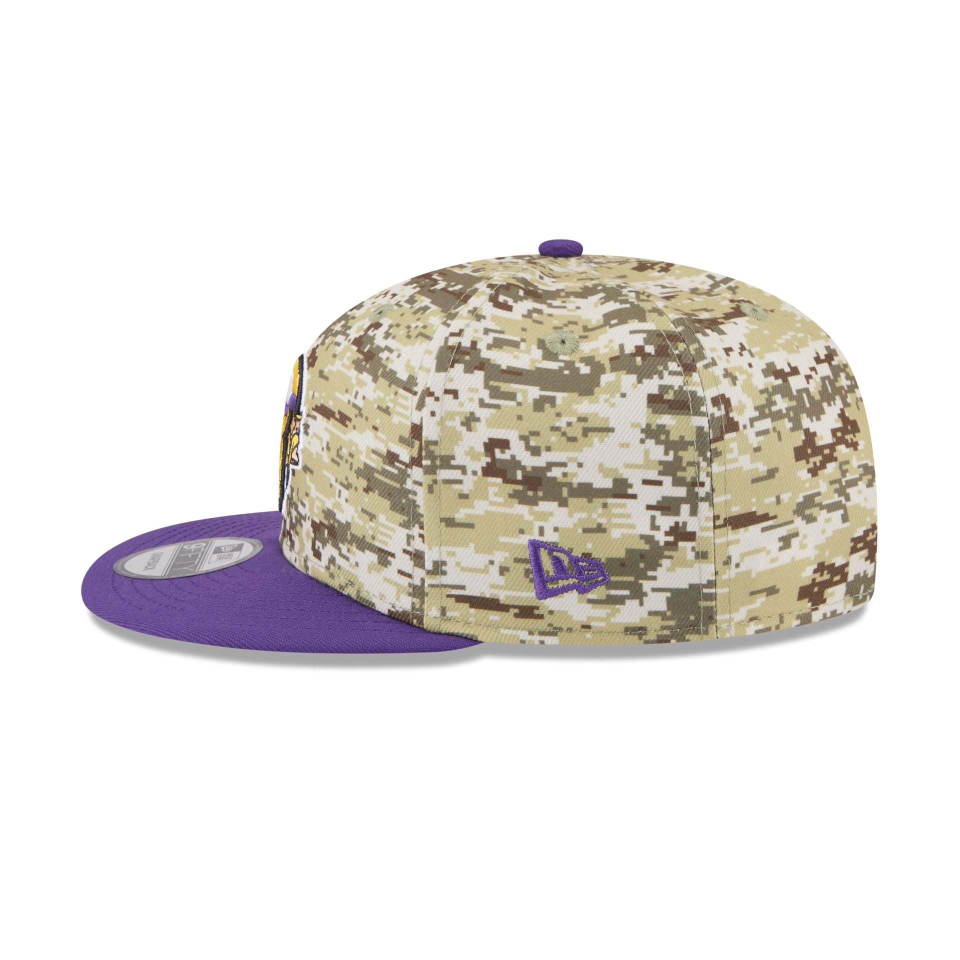 Minnesota Vikings 2025 Salute to Service Fan Gear 9FIFTY Snapback Hat