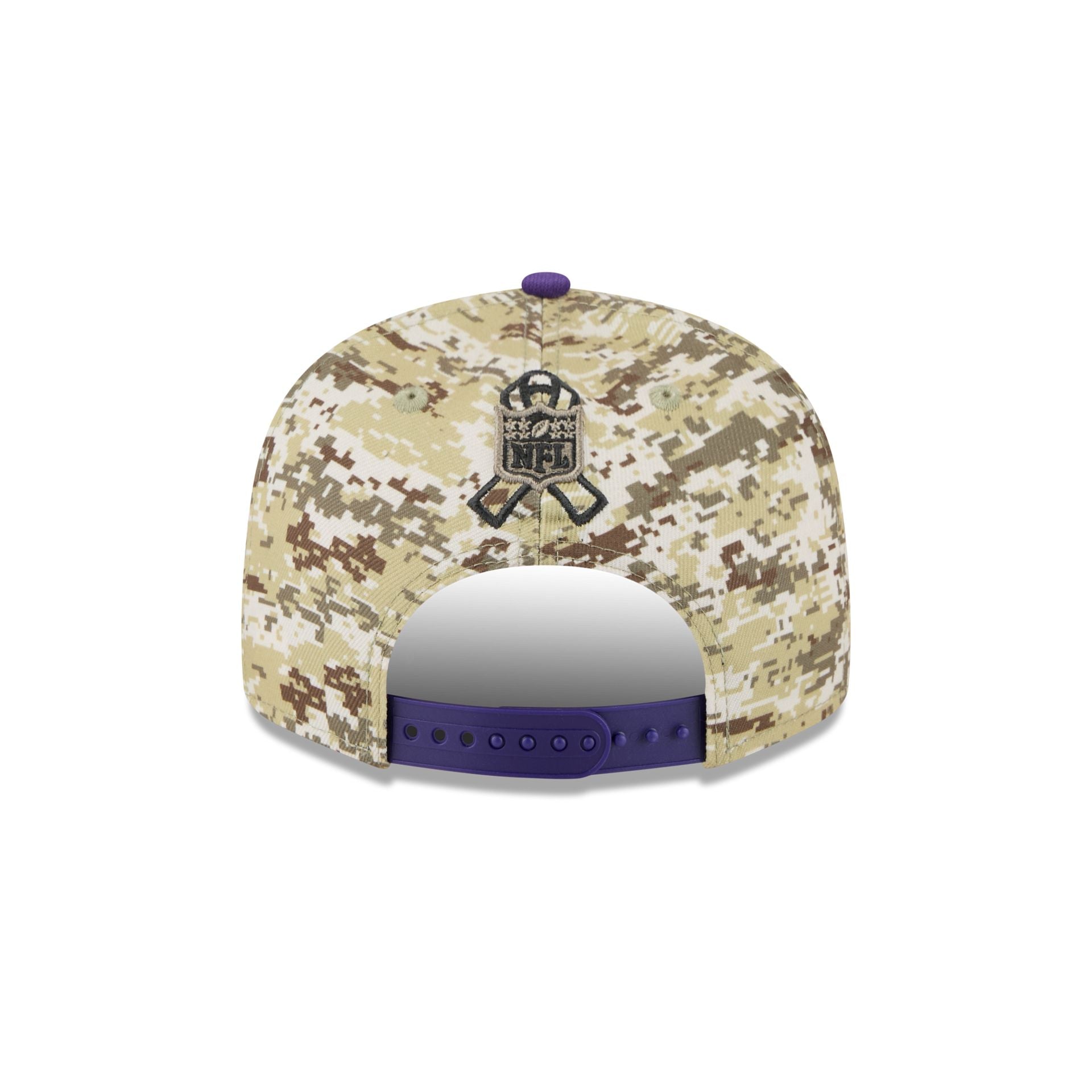 Minnesota Vikings 2025 Salute to Service Fan Gear 9FIFTY Snapback Hat