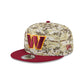 Washington Commanders 2025 Salute to Service Fan Gear 9FIFTY Snapback Hat