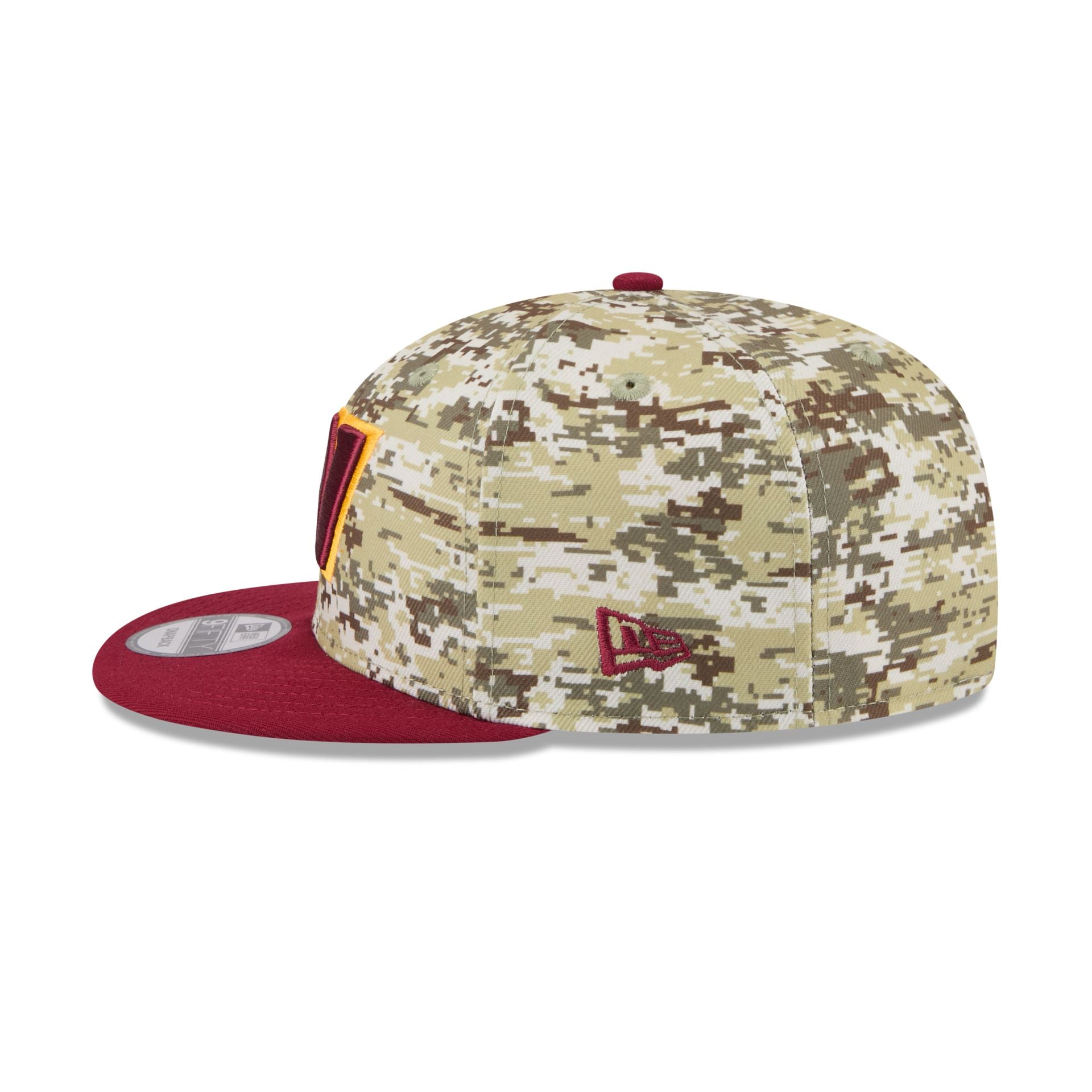 Washington Commanders 2025 Salute to Service Fan Gear 9FIFTY Snapback Hat