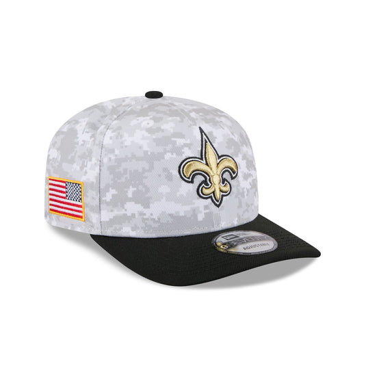 New Orleans Saints 2025 Salute to Service Fan Gear 9SEVENTY Stretch-Snap Hat - New Era Cap