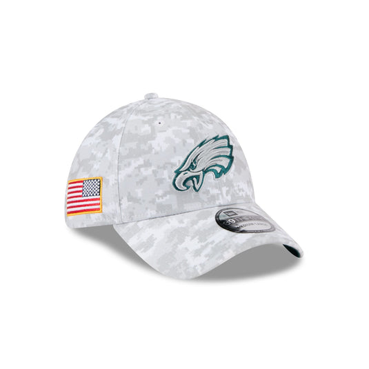 Philadelphia Eagles 2025 Salute to Service Fan Gear 39THIRTY Stretch Fit Hat - New Era Cap
