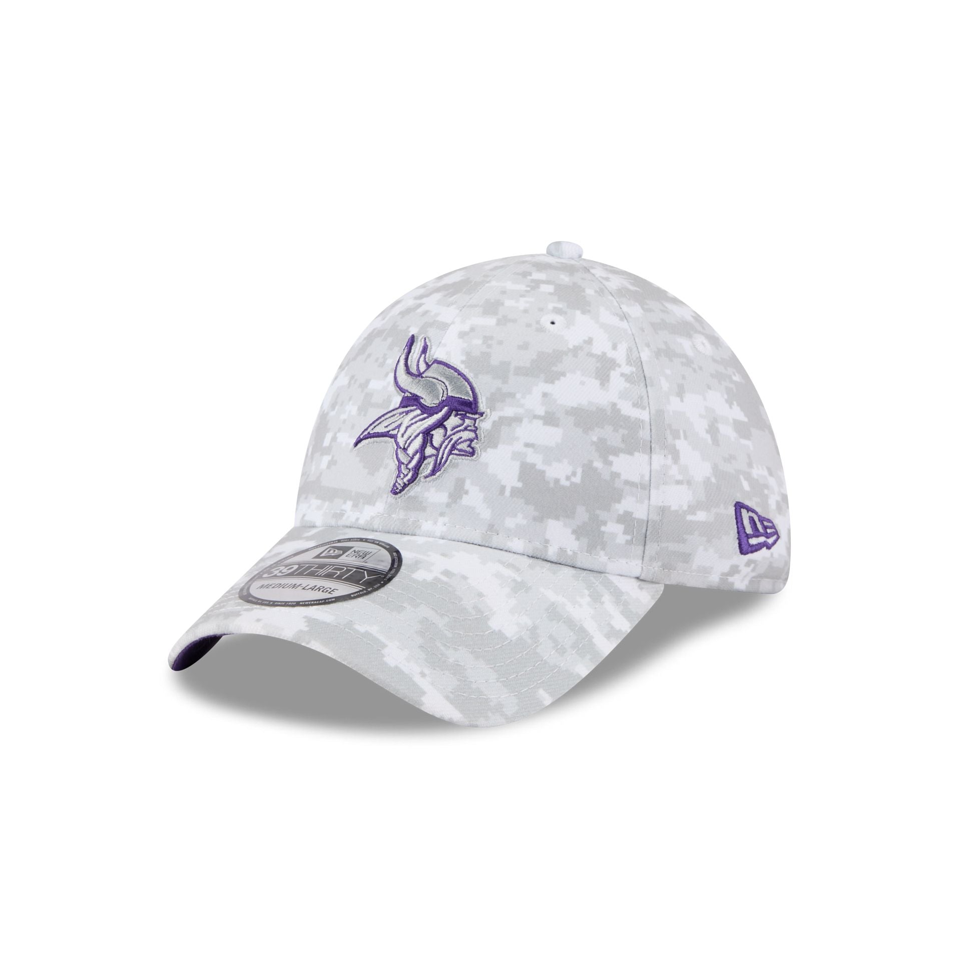 Minnesota Vikings 2025 Salute to Service Fan Gear 39THIRTY Stretch Fit Hat