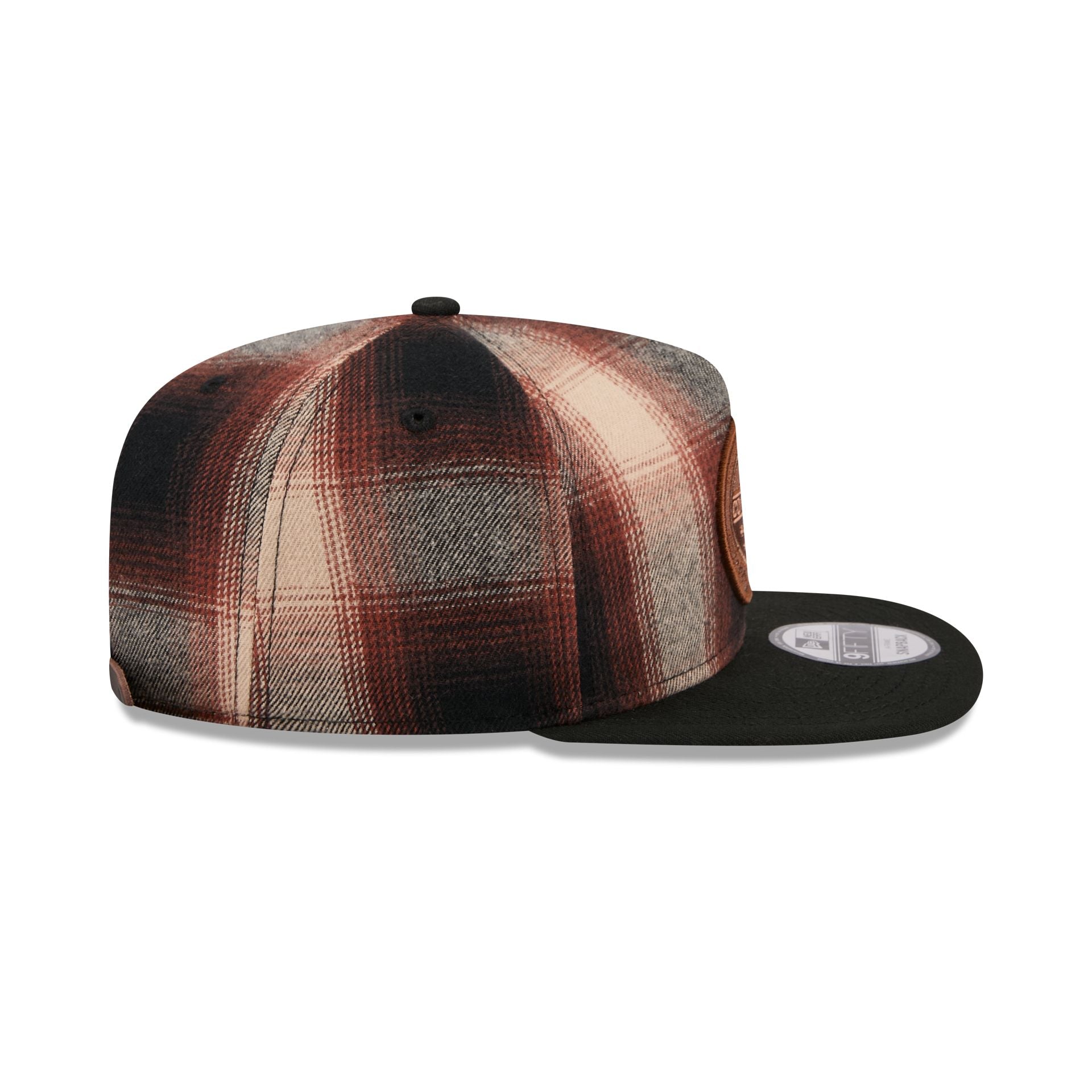 Washington Commanders Grunge Plaid 9FIFTY A-Frame Adjustable Hat