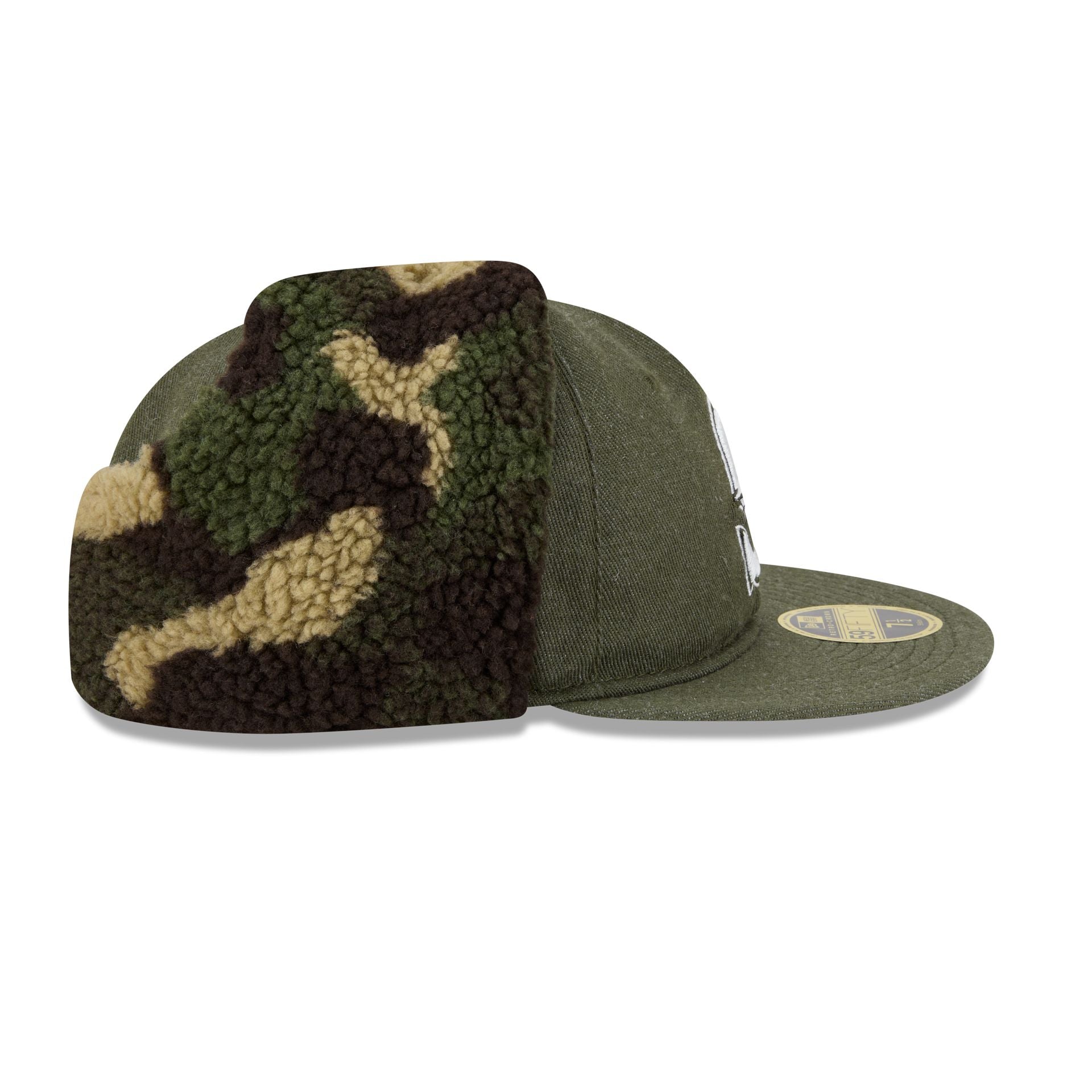 Seattle Mariners Three Looms Cotton Twill Camo Retro Crown Dog Ear 59FIFTY Fitted Hat