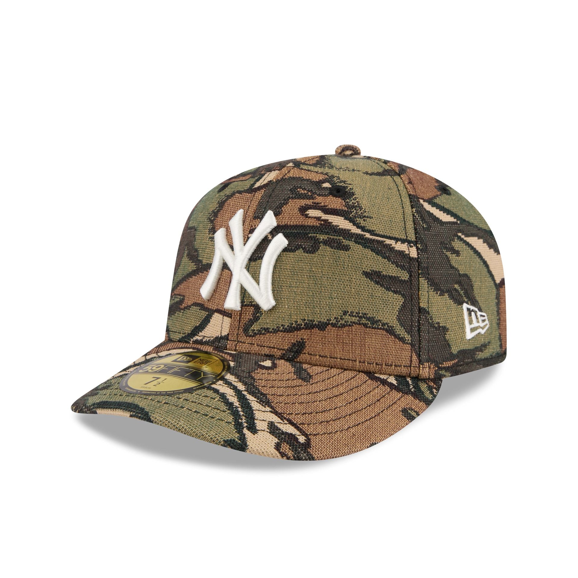 New York Yankees Three Looms Jacquard Camo 59FIFTY Fitted Hat