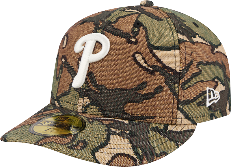 Philadelphia Phillies Three Looms Jacquard Camo 59FIFTY Fitted Hat