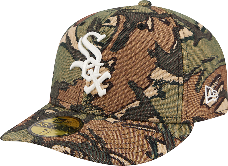 Chicago White Sox Three Looms Jacquard Camo 59FIFTY Fitted Hat