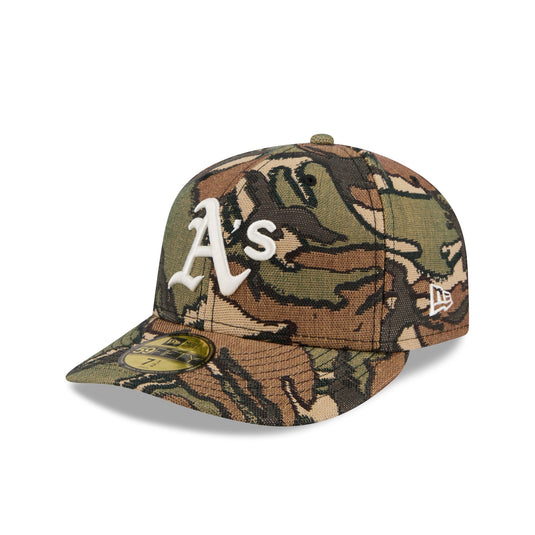 Athletics Three Looms Jacquard Camo 59FIFTY Fitted Hat - New Era Cap