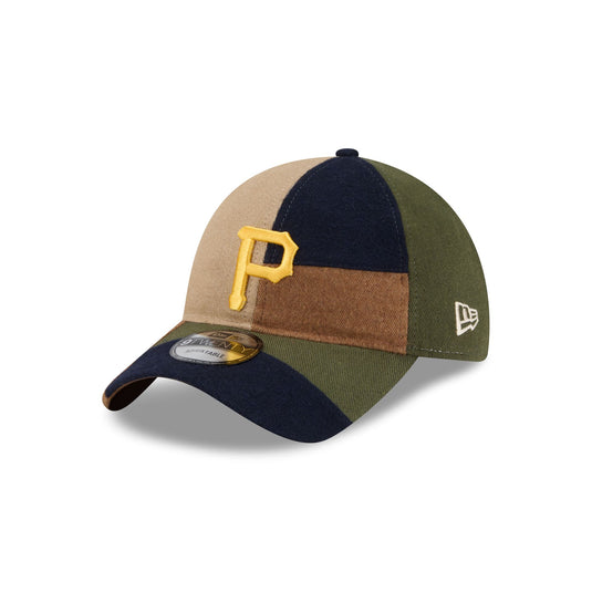 Pittsburgh Pirates Three Looms Cotton Twill Patchwork 9TWENTY Adjustable Hat - New Era Cap
