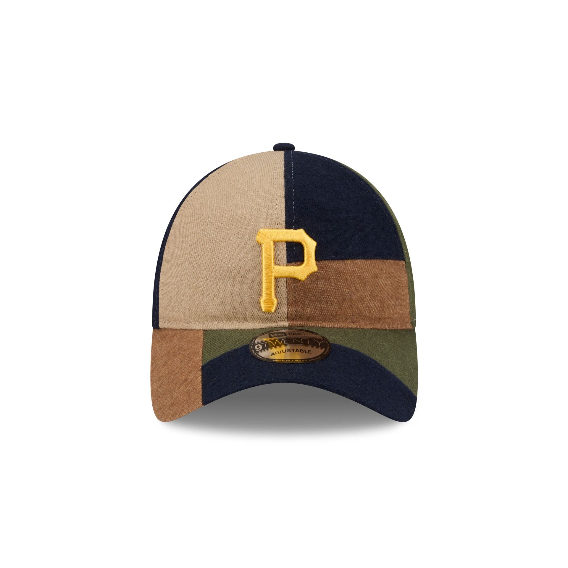 Pittsburgh Pirates Three Looms Cotton Twill Patchwork 9TWENTY Adjustable Hat