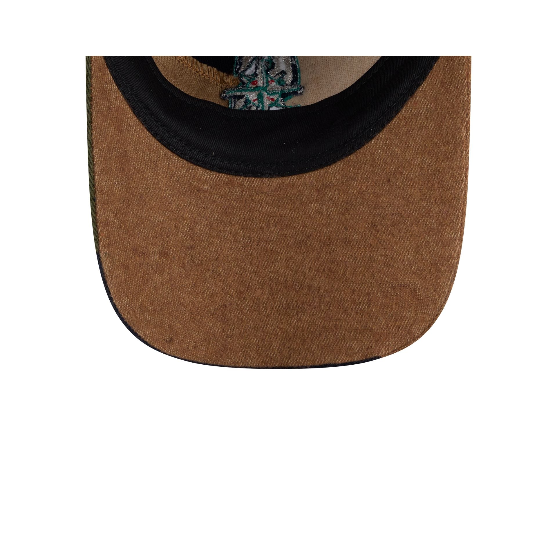 Seattle Mariners Three Looms Cotton Twill Patchwork 9TWENTY Adjustable Hat