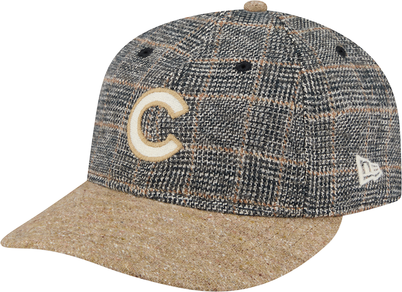 Chicago Cubs Three Looms Vintage Tweed Retro Crown 59FIFTY Fitted Hat