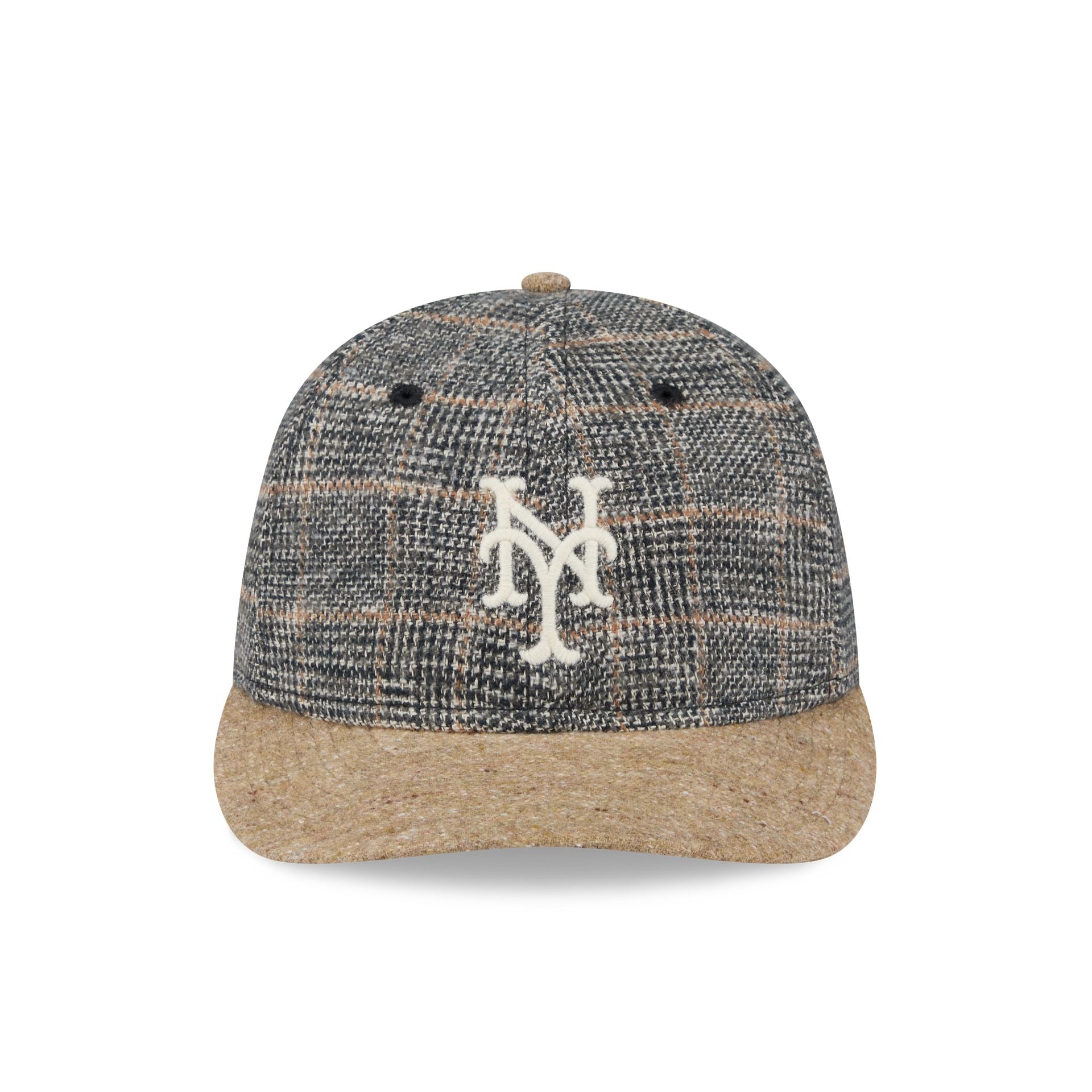 New York Mets Three Looms Vintage Tweed Retro Crown 59FIFTY Fitted Hat