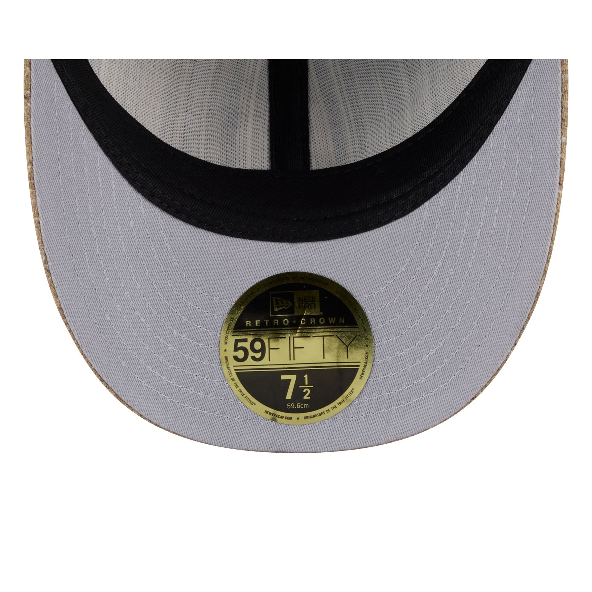 New York Mets Three Looms Vintage Tweed Retro Crown 59FIFTY Fitted Hat