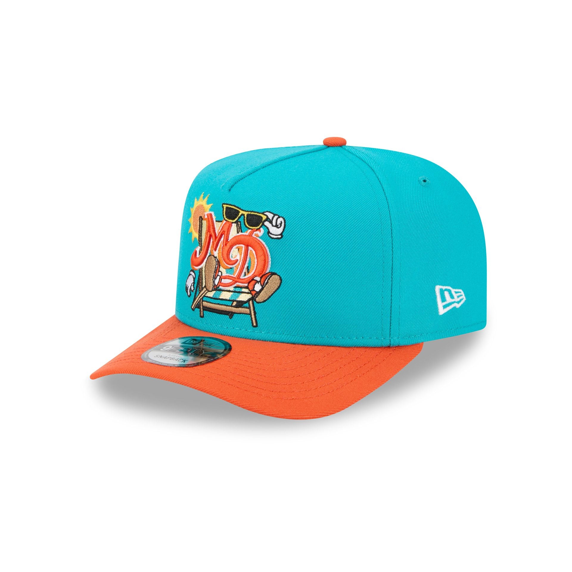Miami Dolphins Cartoon 9FIFTY A-Frame Snapback Hat