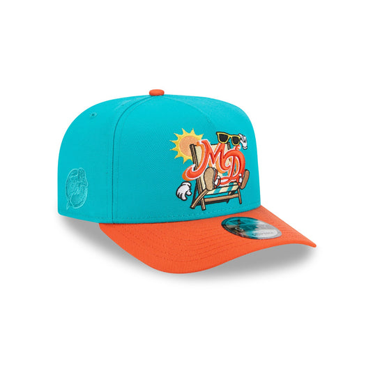 Miami Dolphins Cartoon 9FIFTY A-Frame Snapback Hat - New Era Cap