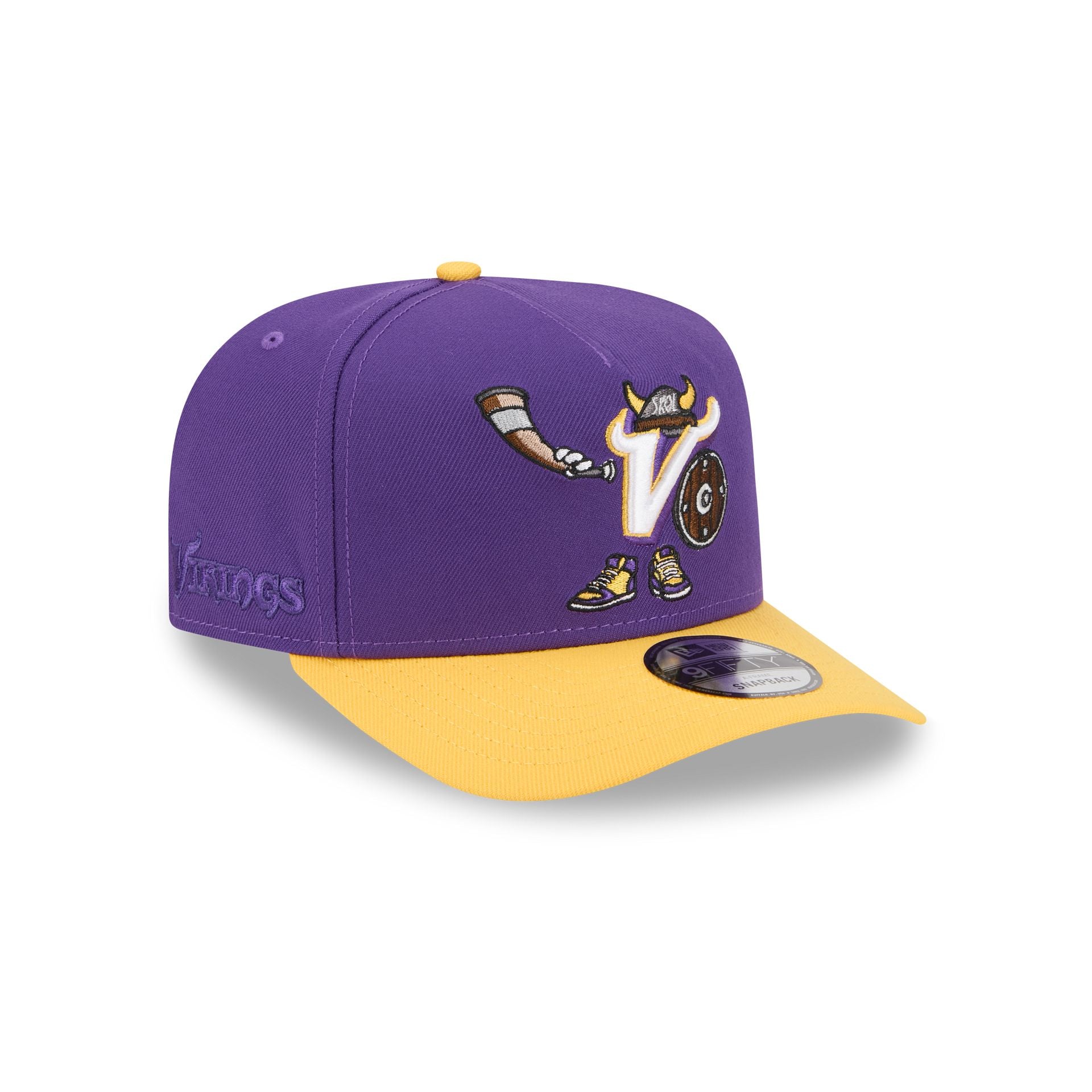Minnesota Vikings Cartoon 9FIFTY A-Frame Snapback Hat