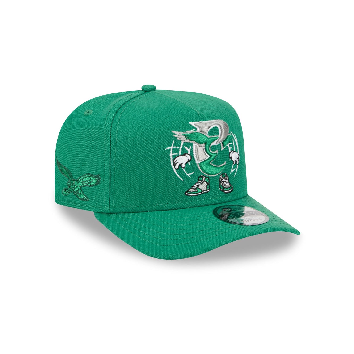 Philadelphia Eagles Cartoon 9FIFTY A-Frame Snapback Hat