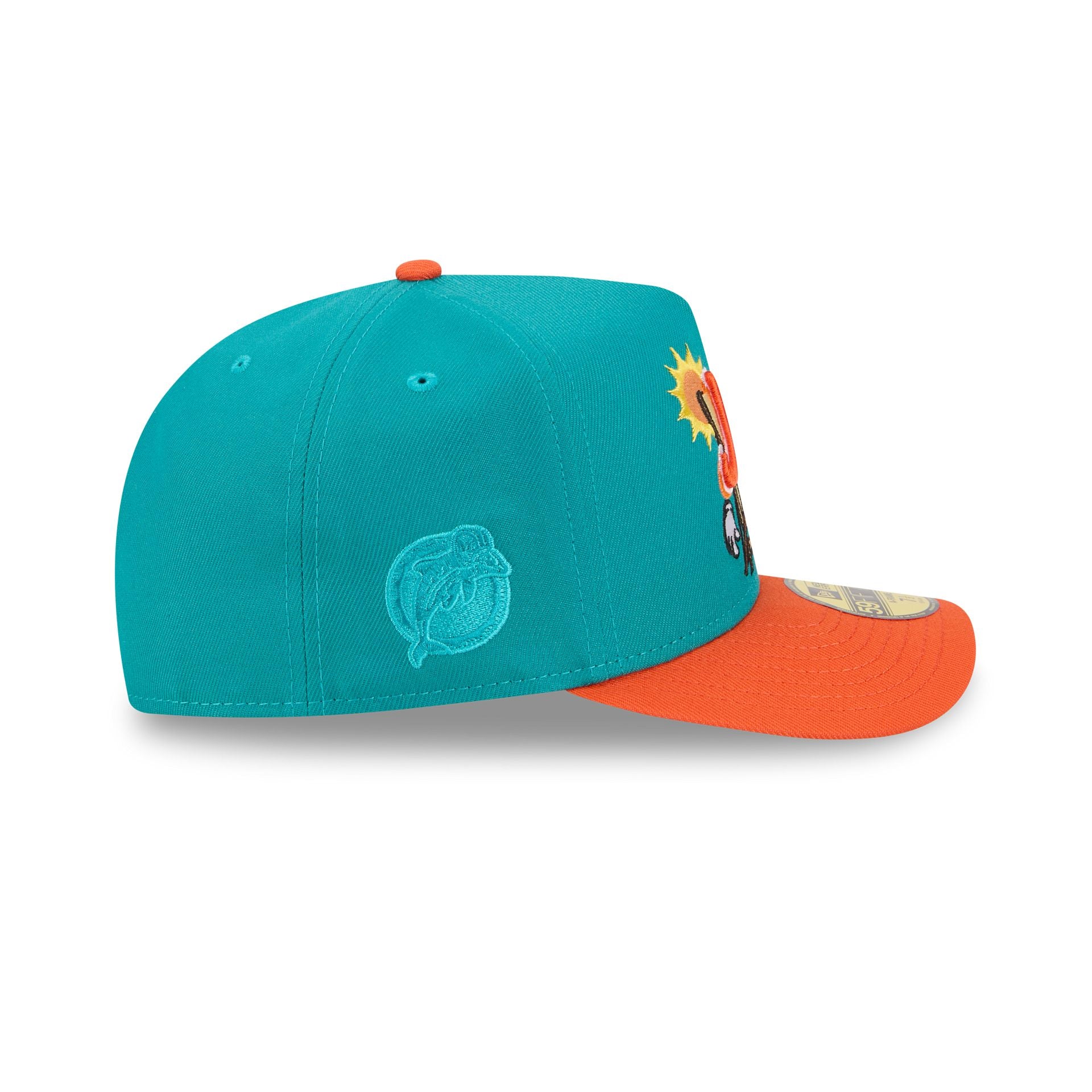 Miami Dolphins Cartoon 59FIFTY A-Frame Fitted Hat