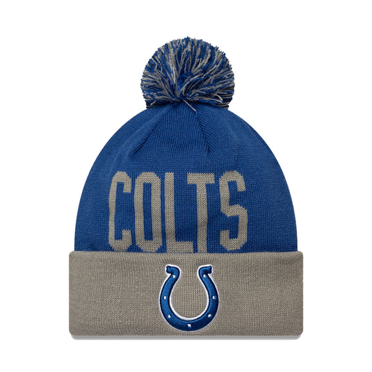 Indianapolis Colts Berlin Game Team Pom Knit Hat - New Era Cap