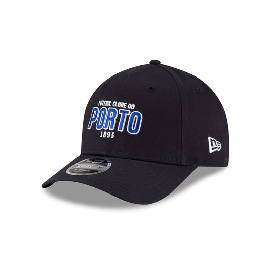 FC Porto Wordmark Navy 9FORTY M-Crown Snapback Hat - New Era Cap