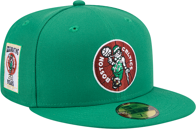 Boston Celtics 1968-1977 Hardwood Classics Sidepatch 59FIFTY Fitted Hat