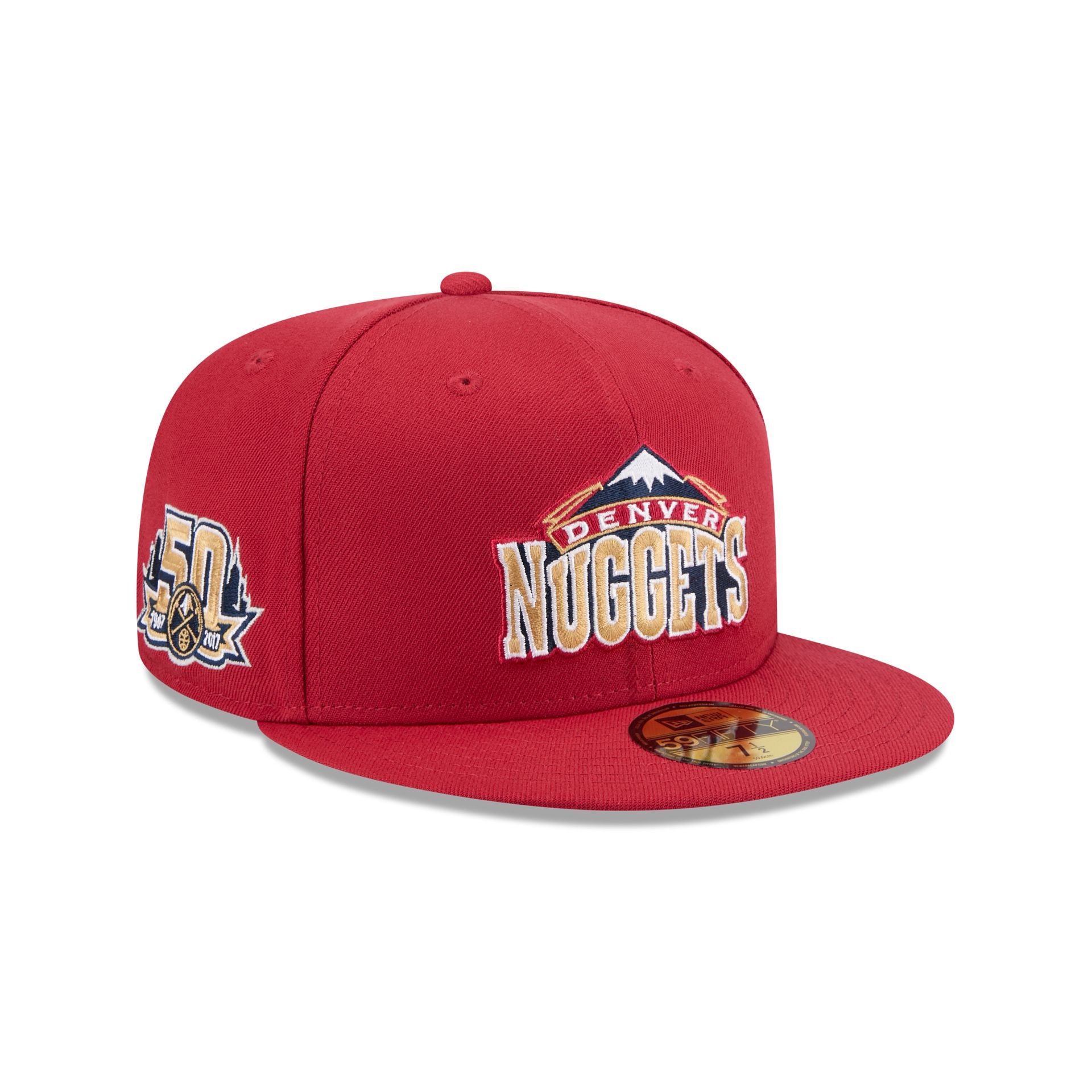 Denver Nuggets 1993-2002 Hardwood Classics Sidepatch 59FIFTY Fitted Hat