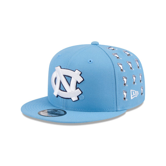 North Carolina Tar Heels Sticker Helmet 9FIFTY Snapback Hat - New Era Cap