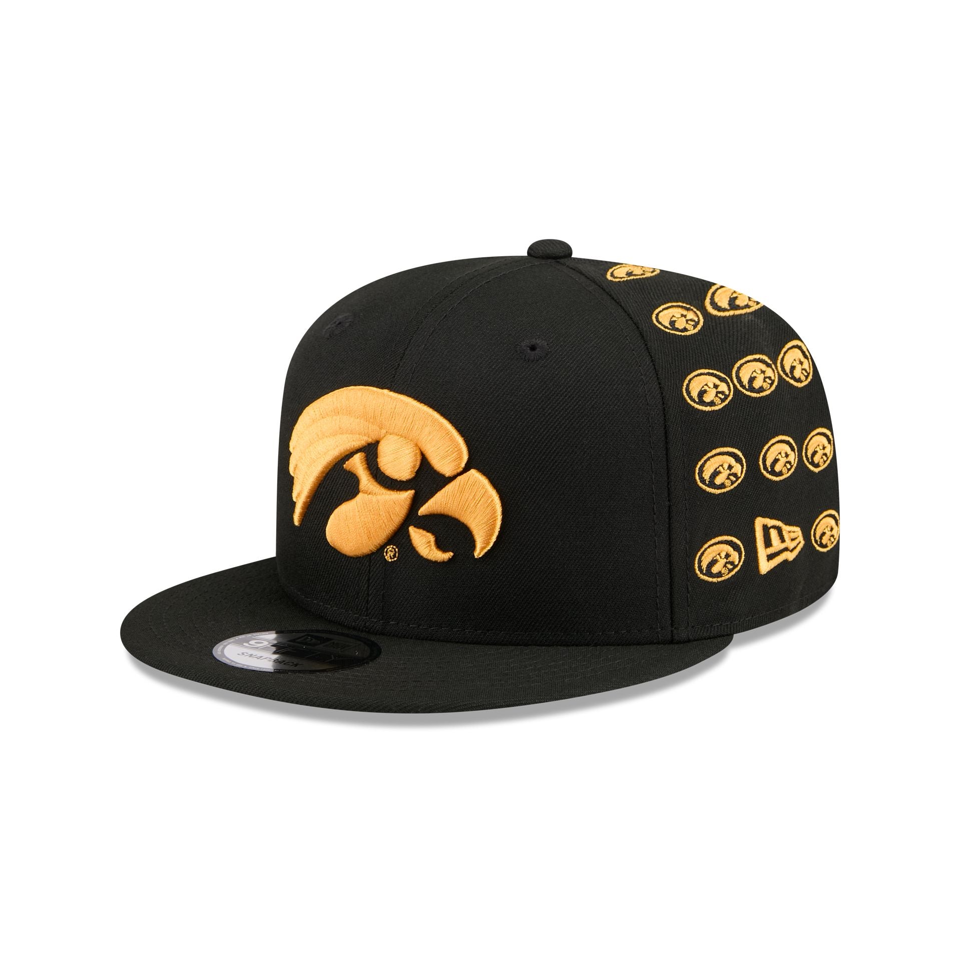 Iowa Hawkeyes Sticker Helmet 9FIFTY Snapback Hat