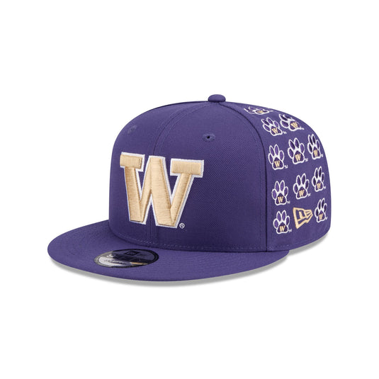 Washington Huskies Sticker Helmet 9FIFTY Snapback Hat - New Era Cap