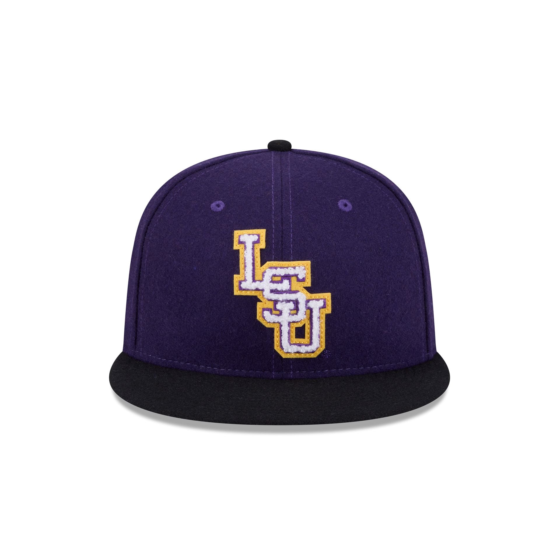 LSU Tigers Melton Wool 59FIFTY Fitted Hat