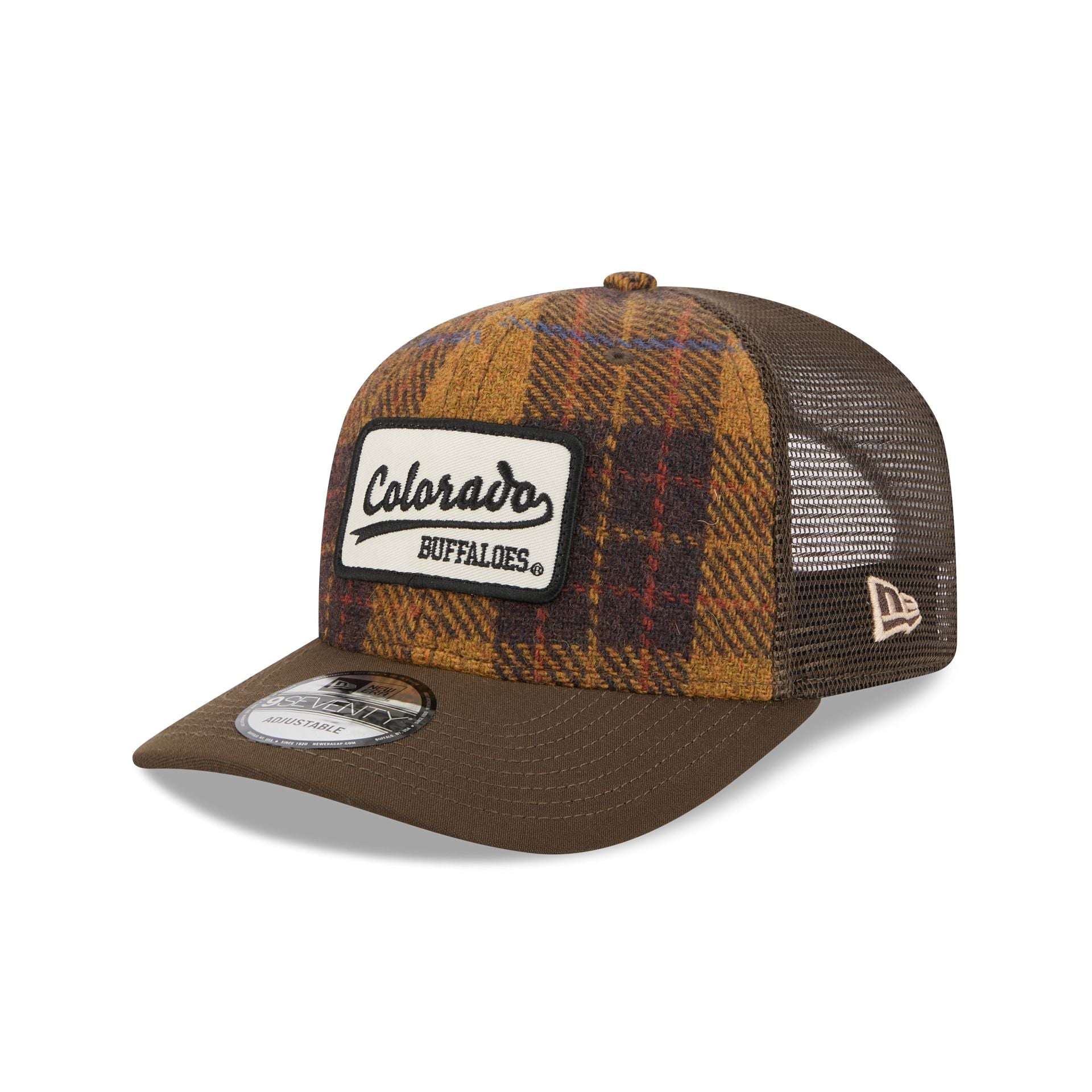 Colorado Buffaloes Wool Plaid 9SEVENTY Trucker Hat