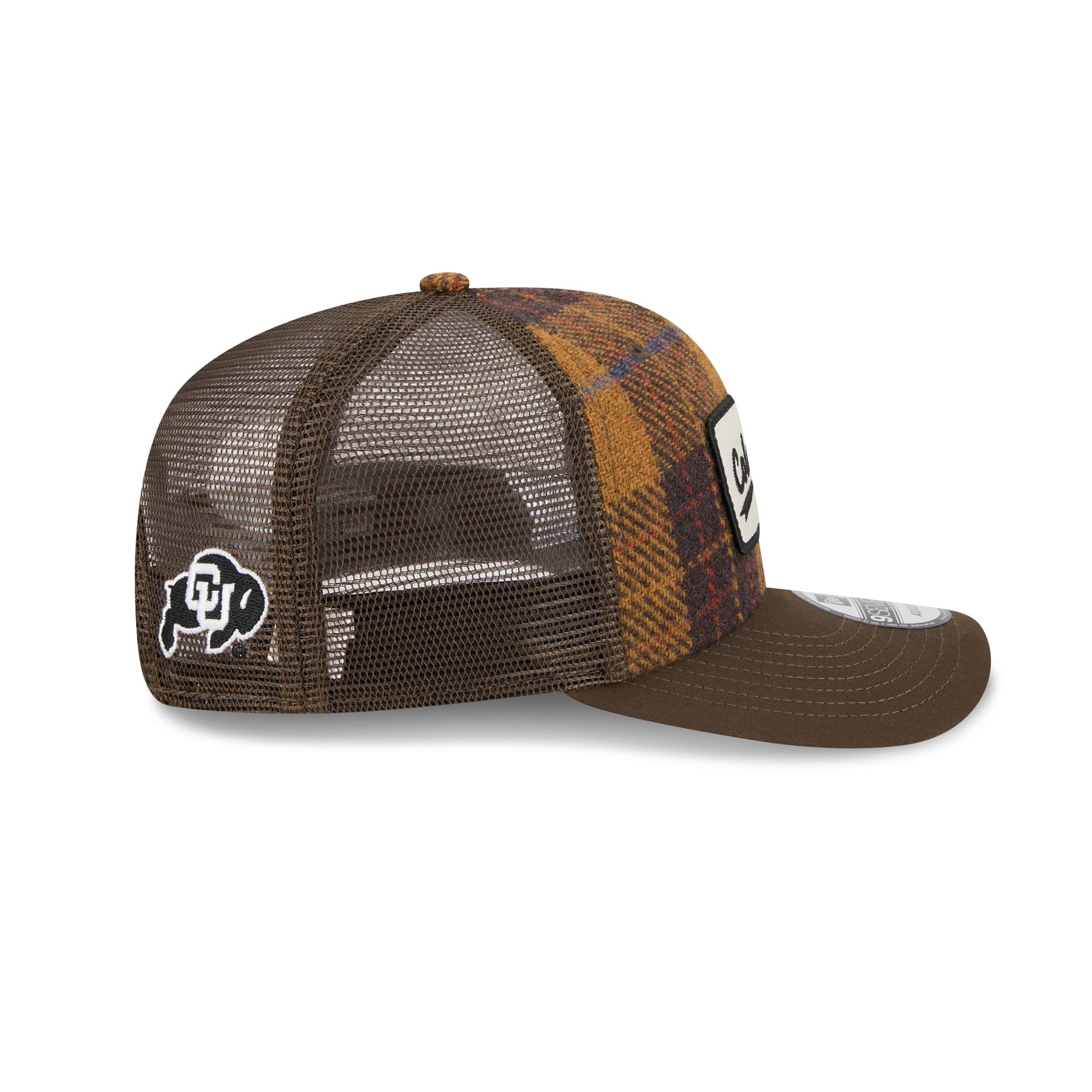 Colorado Buffaloes Wool Plaid 9SEVENTY Trucker Hat