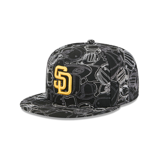 San Diego Padres Cap Scramble 59FIFTY Fitted Hat - New Era Cap