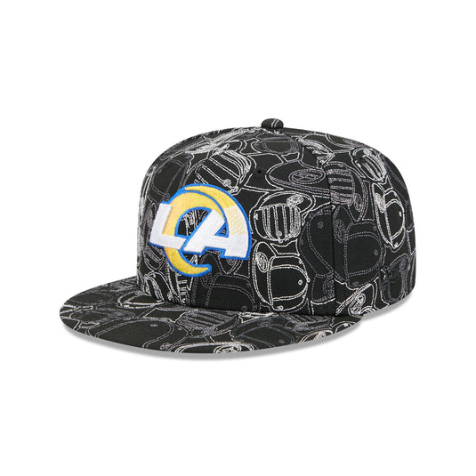 Los Angeles Rams Cap Scramble 59FIFTY Fitted Hat - New Era Cap