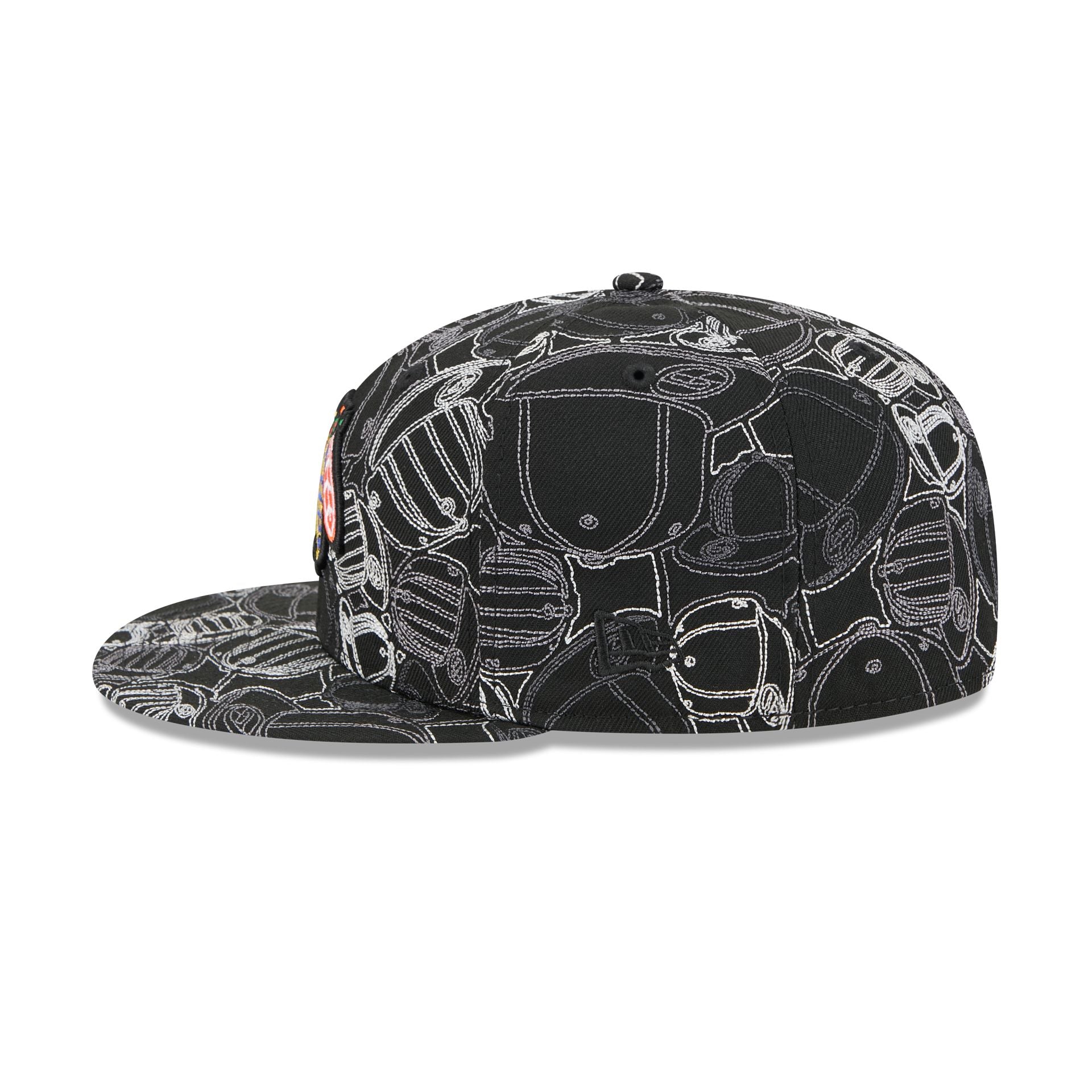 Chicago Blackhawks Cap Scramble 59FIFTY Fitted Hat