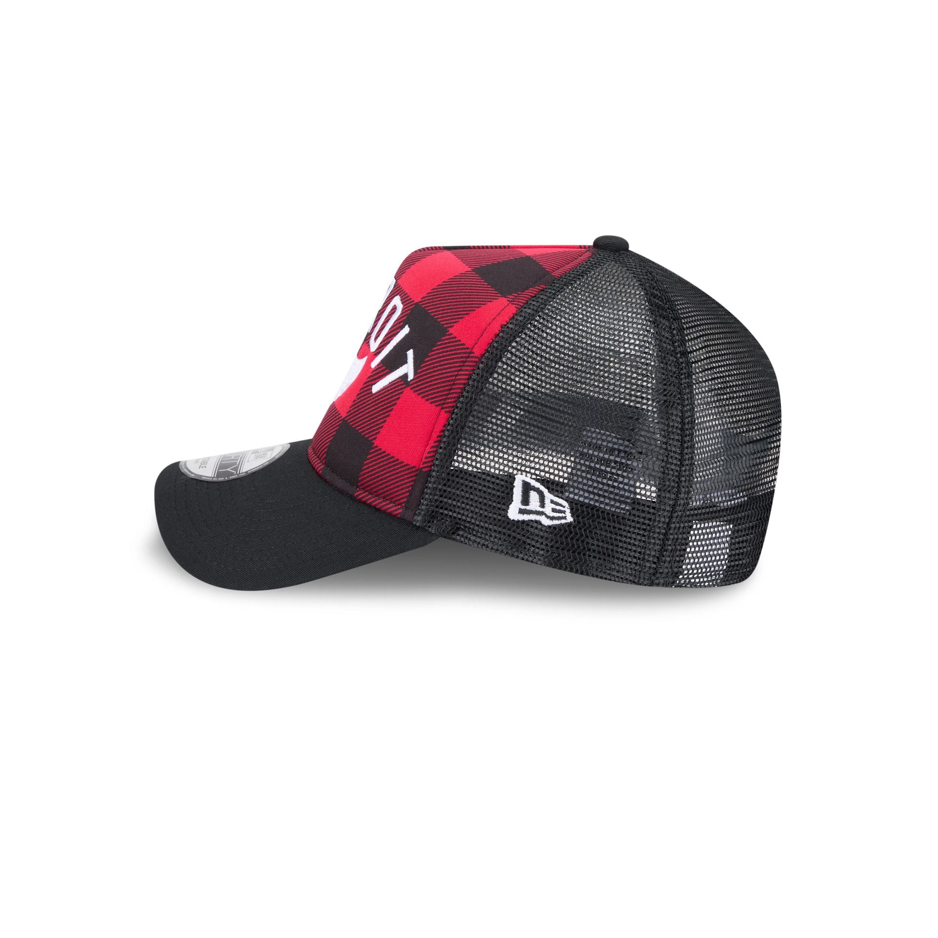 Detroit Red Wings Evergreen Check 9FORTY A-Frame Trucker Hat