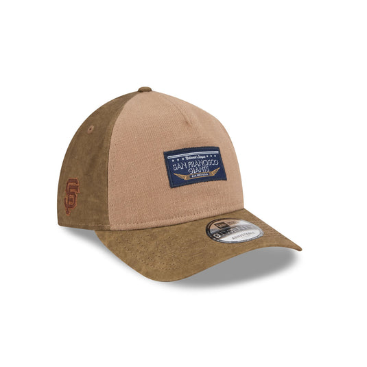 San Francisco Giants Utility Linen 9TWENTY A-Frame Adjustable Hat - New Era Cap