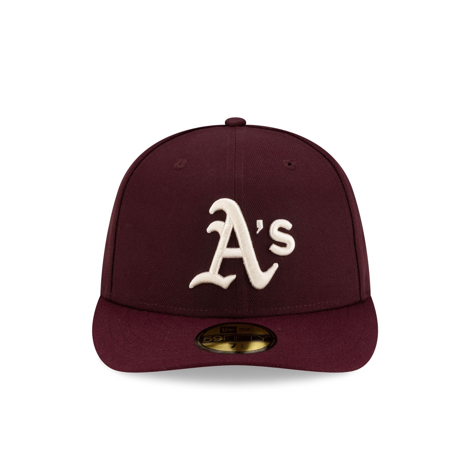 Athletics Maroon Pre-Curve 59FIFTY Fitted Hat