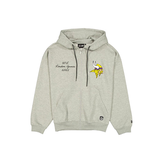 Minnesota Vikings International Games Full-Zip Hoodie - New Era Cap